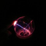 Wholesale Loud Sound Magic Plasma Ball Bluetooth Speaker P2 (Black)